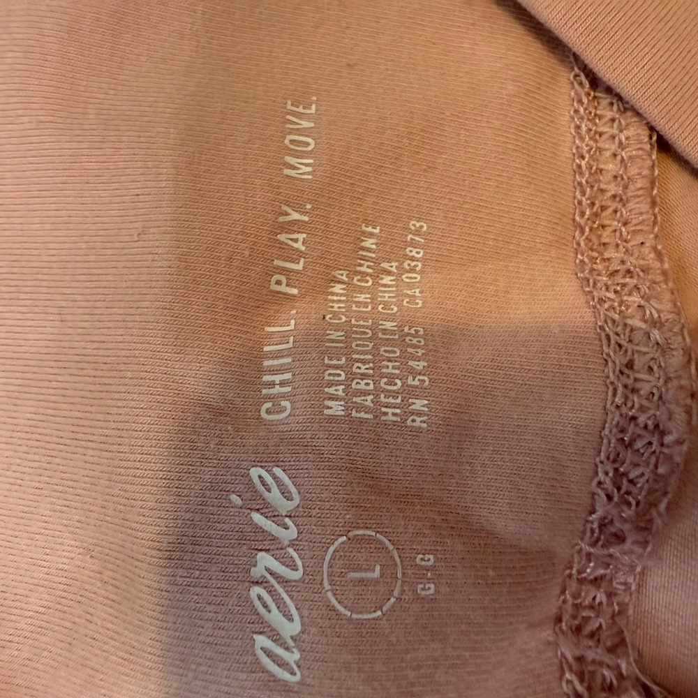 Aerie Chill Play Move Leggings Womens Size Large‎ Pink Tie Dye - Picture 3 of 3